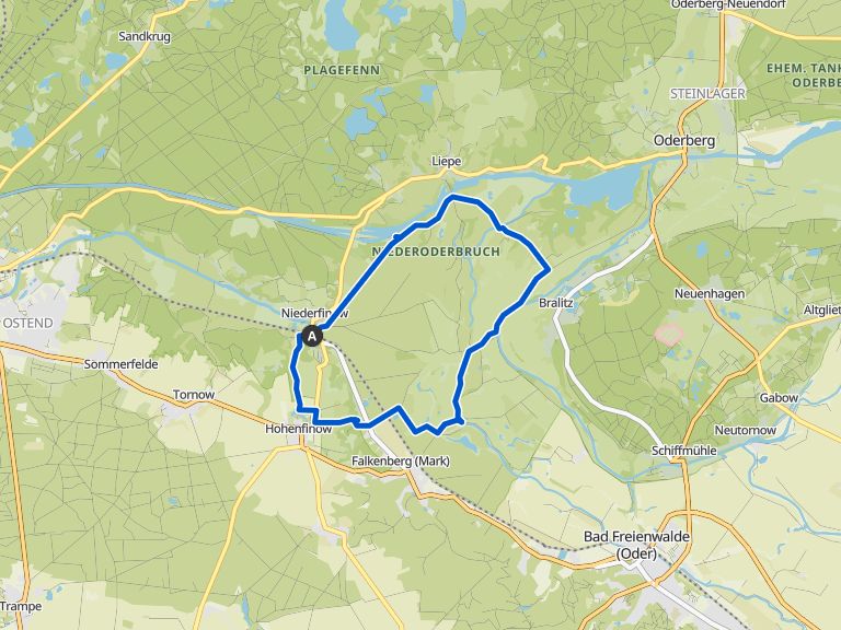 Finowkanal, NSG Niederoderbruch, Freienwalder Landgraben & Gutspark